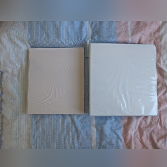 2-Pack White  Binders - Picture 1 of 5